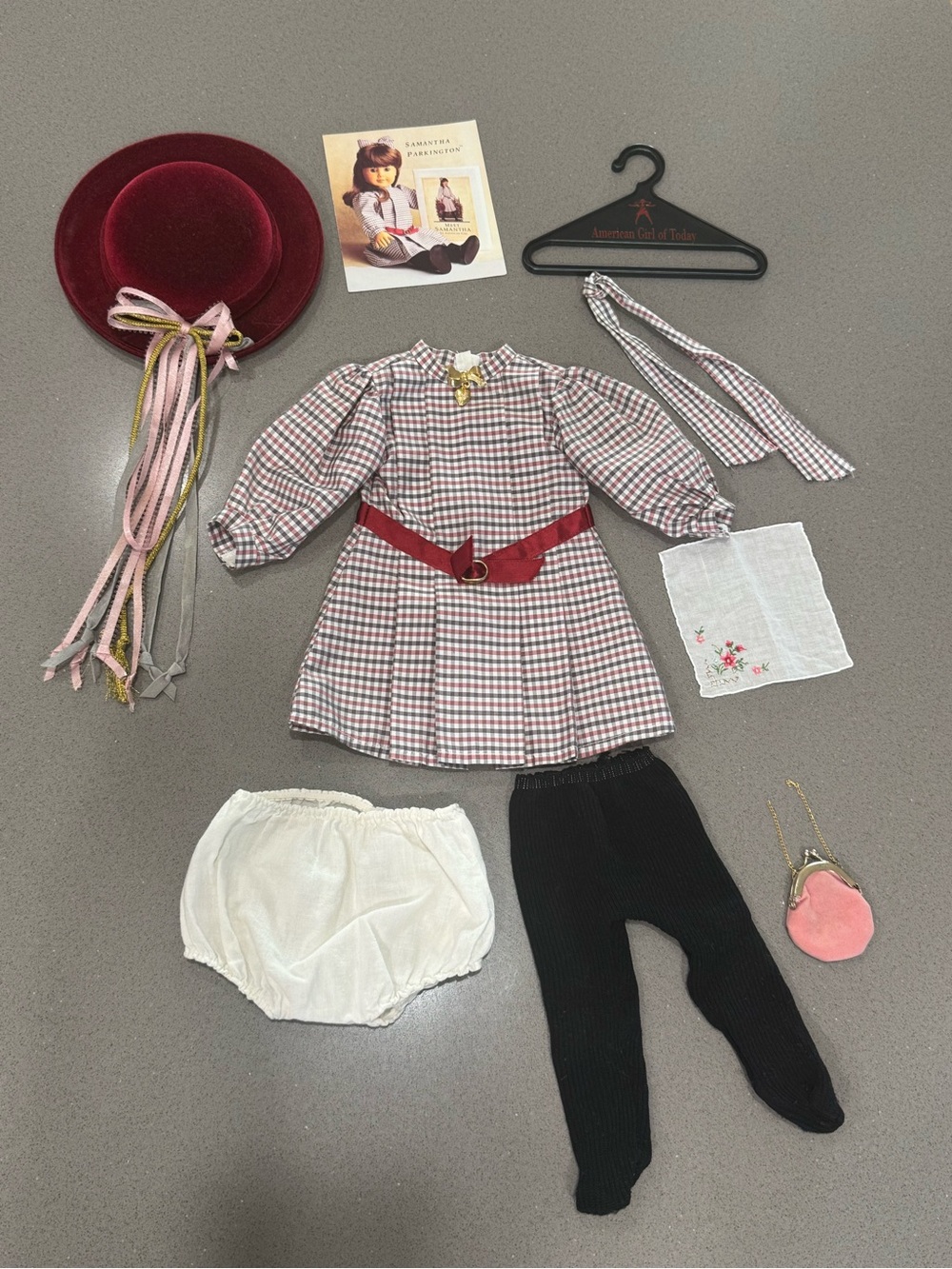 American Girl Rare 1986 West Germany Tag Pleasant Company Samantha Set VTG